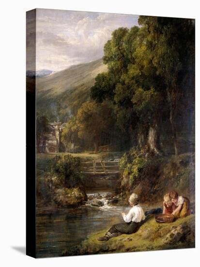 Borrowdale, Cumbria, 1821-William Collins-Premier Image Canvas