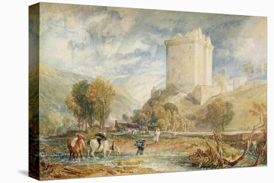 Borthwick Castle, 1818-J. M. W. Turner-Premier Image Canvas