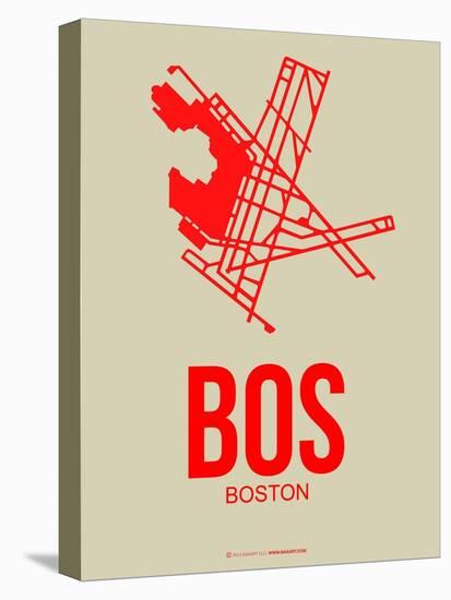 Bos Boston Poster 1-NaxArt-Stretched Canvas