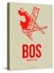 Bos Boston Poster 1-NaxArt-Stretched Canvas