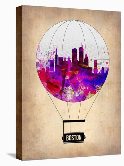 Boston Air Balloon-NaxArt-Stretched Canvas
