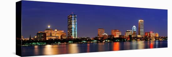 Boston City Skyline with Prudential Tower and Hancock Building and Urban Skyscrapers over Charles R-Songquan Deng-Premier Image Canvas