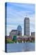 Boston City Skyline with Prudential Tower and Urban Skyscrapers over Charles River.-Songquan Deng-Premier Image Canvas