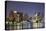 Boston Downtown at Dusk with Urban Buildings Illuminated at Dusk after Sunset.-Songquan Deng-Premier Image Canvas