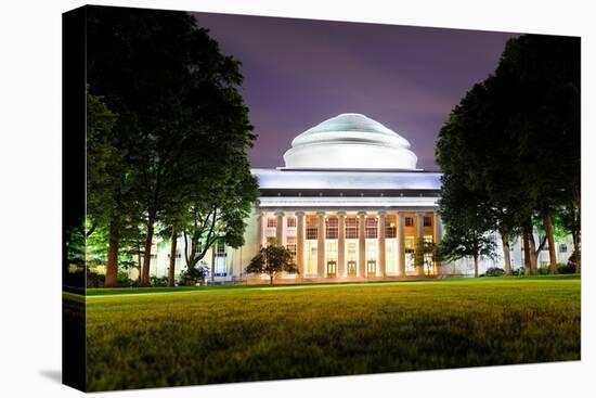 Boston Massachusetts Institute of Technology Campus with Trees and Lawn at Night-Songquan Deng-Premier Image Canvas