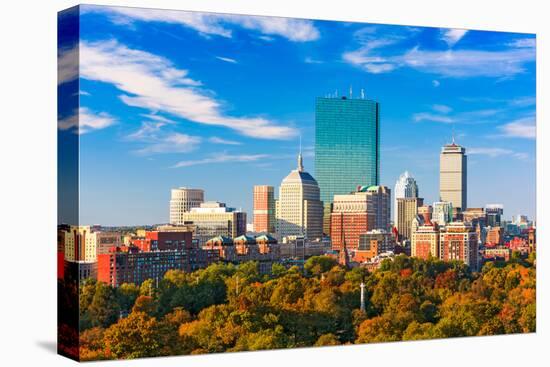 Boston, Massachusetts, USA Skyline over Boston Common.-SeanPavonePhoto-Premier Image Canvas