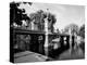 Boston Public Garden Suspension Bridge-null-Stretched Canvas