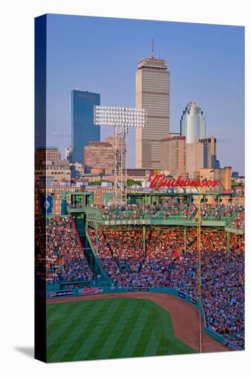 Boston Skyline with view of Historic Fenway Park, Boston Red Sox, Boston, Ma., USA, May 20, 2010...-null-Premier Image Canvas
