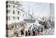 Boston Tea Party, 1773-Currier & Ives-Premier Image Canvas