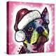 Boston Terrier Christmas-Dean Russo-Premier Image Canvas