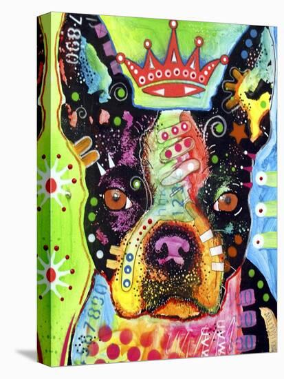 Boston Terrier Crowned-Dean Russo-Premier Image Canvas