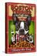 Boston Terrier - Retro Baked Beans Ad-Lantern Press-Stretched Canvas