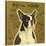 Boston Terrier (square)-John W Golden-Stretched Canvas