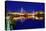 Boston Zakim Bridge Sunset in Bunker Hill Massachusetts USA-holbox-Premier Image Canvas