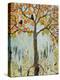 Botanical Art Tree Americans in Paris-Blenda Tyvoll-Stretched Canvas