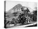 Botanical Gardens and Mount Corcovado, Rio De Janeiro, Brazil, 1893-John L Stoddard-Premier Image Canvas