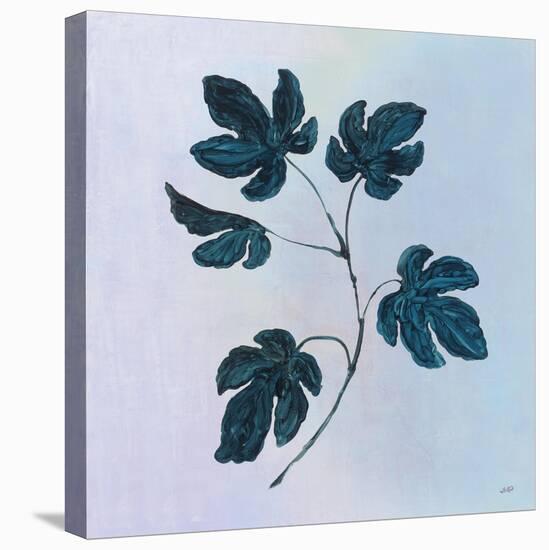 Botanical Study III Blue-Julia Purinton-Stretched Canvas