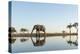 Botswana, Chobe NP, African Elephant at Water Hole in Savuti Marsh-Paul Souders-Premier Image Canvas
