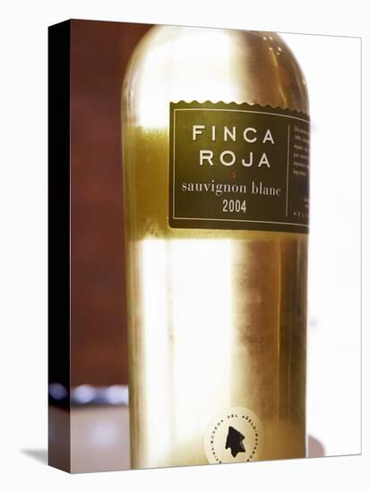 Bottle of Finca Roja Chardonnay, Bodega Del Anelo Winery, Finca Roja, Neuquen, Patagonia, Argentina-Per Karlsson-Premier Image Canvas