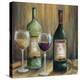 Bottle of Red Bottle of White-Marilyn Dunlap-Stretched Canvas