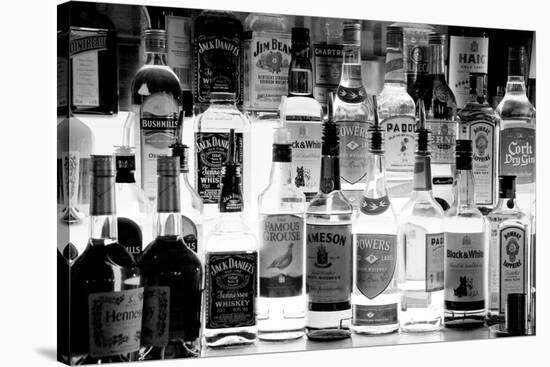 Bottles of Liquor, De Luan's Bar, Ballydowane, County Waterford, Ireland-null-Premier Image Canvas