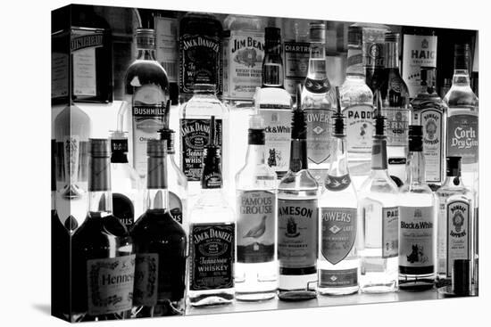 Bottles of Liquor, De Luan's Bar, Ballydowane, County Waterford, Ireland-null-Premier Image Canvas