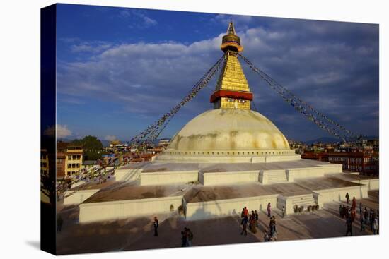 Boudha (Bodhnath) (Boudhanath) Tibetan Stupa in Kathmandu, UNESCO World Heritage Site, Nepal, Asia-Simon Montgomery-Premier Image Canvas