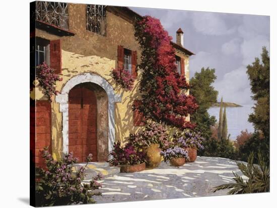 Bougainvillea-Guido Borelli-Stretched Canvas