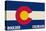 Boulder, Colorado - Colorado State Flag-Lantern Press-Stretched Canvas