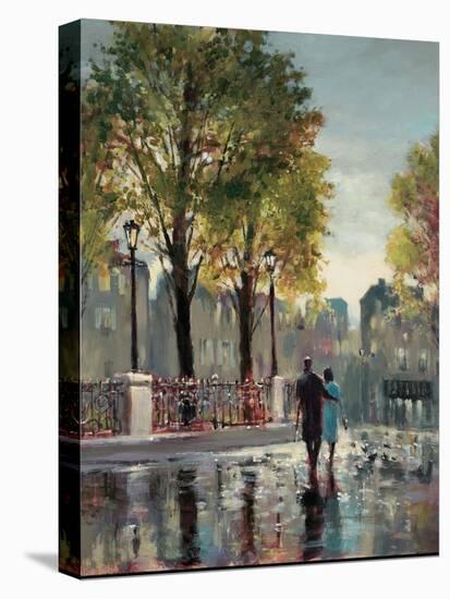 Boulevard Walk-Brent Heighton-Stretched Canvas