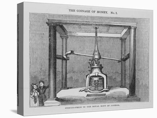 Boulton Coining Press at the Royal Mint, Tower Hill, from the Saturday Magazine, 1836-null-Premier Image Canvas