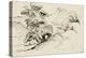 Bouquet d'arbres à flanc de montagne-Eugene Delacroix-Premier Image Canvas