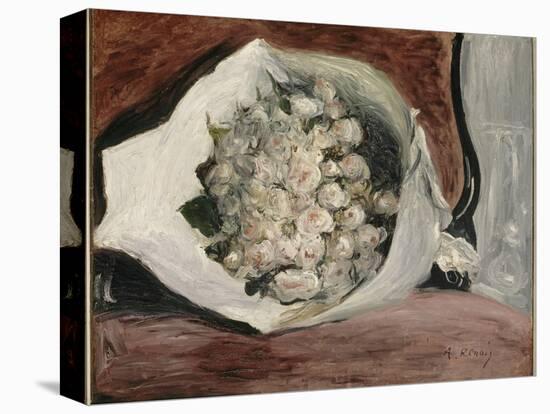 Bouquet dans une loge-Pierre-Auguste Renoir-Premier Image Canvas