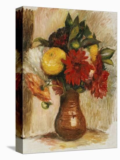 Bouquet de Fleurs au Pichet de Terre-Pierre-Auguste Renoir-Premier Image Canvas