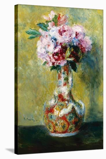 Bouquet in a Vase-Pierre-Auguste Renoir-Stretched Canvas