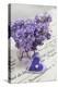 Bouquet, Lilac, Blossoms, Mauve, Violet, Vase, Spring, Heart-Andrea Haase-Premier Image Canvas