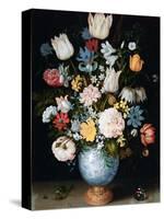 Bouquet of Flowers, 1609-Ambrosius Bosschaert the Elder-Premier Image Canvas
