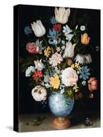 Bouquet of Flowers, 1609-Ambrosius Bosschaert the Elder-Premier Image Canvas