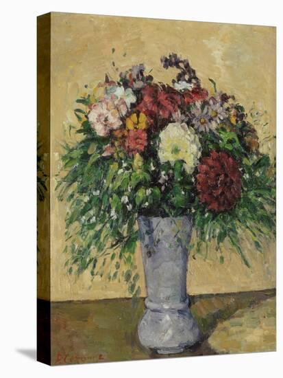 Bouquet of Flowers in a Vase, circa 1877-Paul Cézanne-Premier Image Canvas