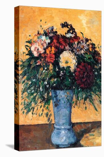 Bouquet of Flowers in a Vase-Paul C?zanne-Stretched Canvas