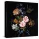 Bouquet of Poppy Anemones, Roses, Double Campernelle, Hyacinth, Tulip and Auricula-Jean-Baptiste Monnoyer-Premier Image Canvas
