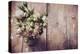 Bouquet of Roses in Metal Pot-manera-Premier Image Canvas