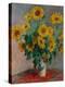 Bouquet of Sunflowers, 1881-Claude Monet-Premier Image Canvas