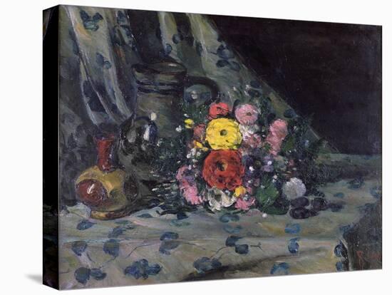 Bouquet of Yellow Dahlias, C.1873-Paul Cézanne-Premier Image Canvas