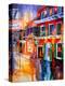 Bourbon Street Red-Diane Millsap-Stretched Canvas