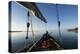 Bow of a Traditional Dhow with Sail in Mafia Island Coast of Tanzania-Paul Joynson Hicks-Premier Image Canvas