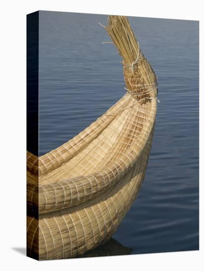 Bow of Reed Boat, Uros Islands, Floating Islands, Lake Titicaca, Peru-Merrill Images-Premier Image Canvas