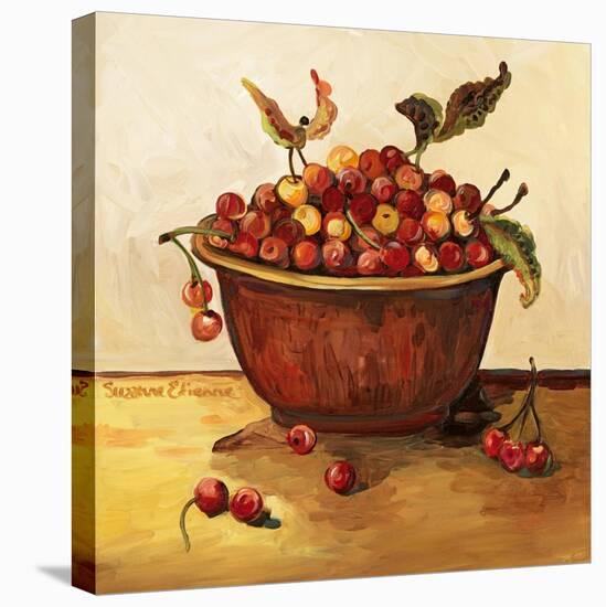 Bowl of Cherries-Suzanne Etienne-Stretched Canvas