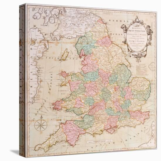 Bowle's Road Directory Through England and Wales, Published by Bowles and Carver, 1796-null-Premier Image Canvas