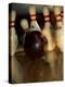 Bowling Ball Striking Pins-null-Premier Image Canvas